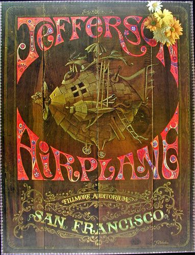 Jefferson Airplane Fillmore auditorium poster