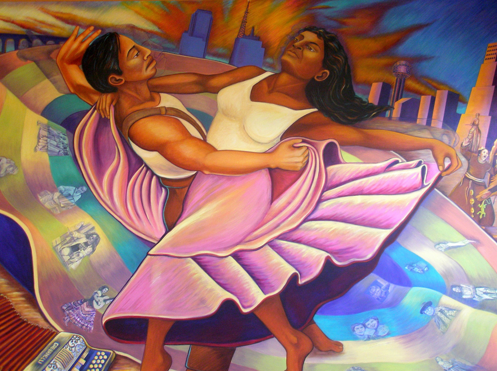 danza de la tierra mural